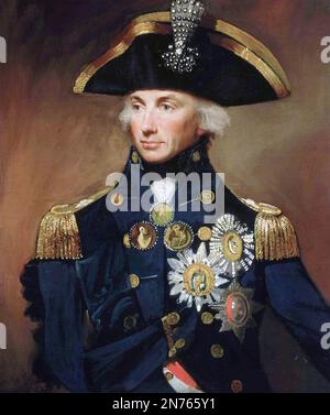 HORATIO Lemuel Abbott 1799)NELSON (1758-1805) englischer Marineoffizier, gemalt von Stockfoto