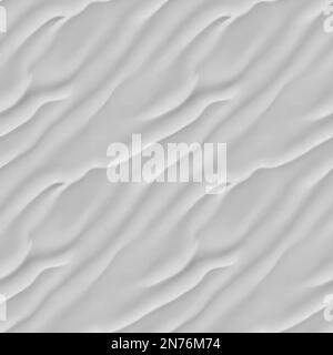 Nahtlose Illustration. Beauty White glatt abstraktes, sauberes und weiches Material. Die textilfreie Form schmückt den Hintergrund Stockfoto