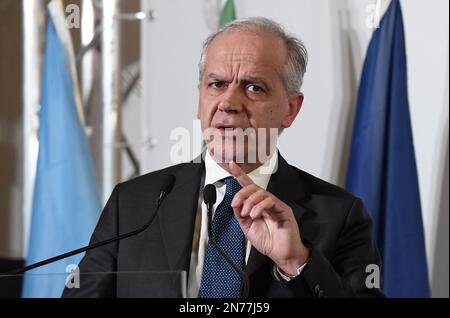 Rom, Italien. 10. Februar 2023. Rom 10./02/2023. Tagung, organisiert von der Leonardo-Stiftung Medor. Italien Somalia, a special Relationship“ bei Luiss Guido Carli Editorial Use Only Credit: Independent Photo Agency/Alamy Live News Stockfoto