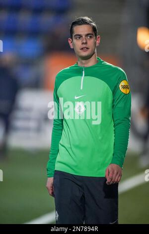 Niederlande. 10. Februar 2023. DEN BOSCH, NIEDERLANDE - FEBRUAR 10: Stellvertretender Schiedsrichter Kevin Weever während des Keuken Kampioen Divisie-Spiels zwischen dem FC Den Bosch und Jong Ajax im Stadion De Vliert am 10. Februar 2023 in Den Bosch, Niederlande (Foto von Joris Verwijst/Orange Pictures) Kredit: Orange Pics BV/Alamy Live News Stockfoto