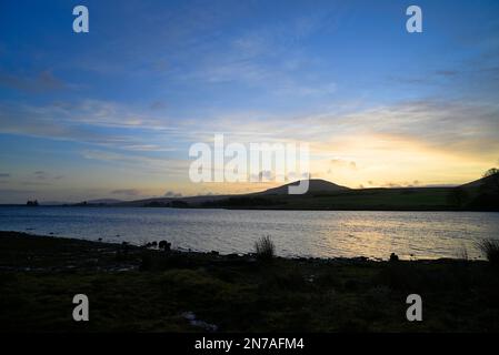 Harperrig Reservoir West Lothian in der Nähe von Edinburgh Stockfoto