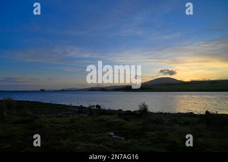 Harperrig Reservoir West Lothian in der Nähe von Edinburgh Stockfoto