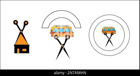 Tony Friseurshop-Vektor Stock Vektor