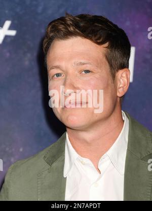 HOLLYWOOD, KALIFORNIEN - FEBRUAR 09: Ed Speleers kommt zur Premiere der dritten und letzten Saison der Paramount+ Originalserie 'S in Los Angeles Stockfoto