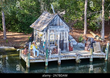 Bay Lake, Florida, USA. 03. Februar 2023: Magic Kingdom Weekends Walk in. Das Magic Kingdom ist ein Freizeitpark im Walt Disney World Resort in Bay Lake Stockfoto