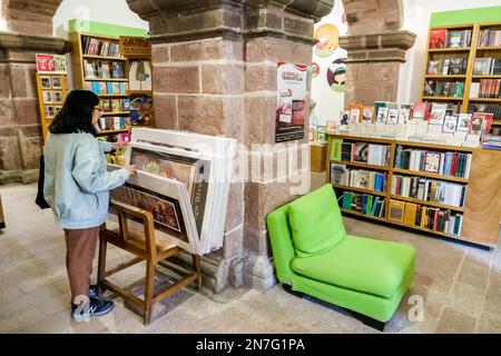 San Miguel de Allende Guanajuato Mexiko, historisches Zentrum Zona Centro, Kulturzentrum Ignacio Ramirez El Nigromante Instituto Nacional Stockfoto