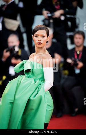 Il Cast di 'Bones and All' sul Red Teppich di Venezia 79, La Biennale di Venezia 2022, Venezia, Italien Stockfoto