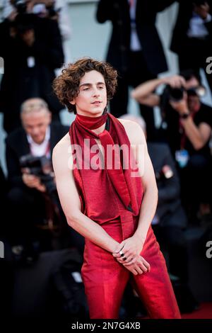 Il Cast di 'Bones and All' sul Red Teppich di Venezia 79, La Biennale di Venezia 2022, Venezia, Italien Stockfoto