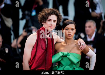 Il Cast di 'Bones and All' sul Red Teppich di Venezia 79, La Biennale di Venezia 2022, Venezia, Italien Stockfoto