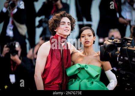 Il Cast di 'Bones and All' sul Red Teppich di Venezia 79, La Biennale di Venezia 2022, Venezia, Italien Stockfoto