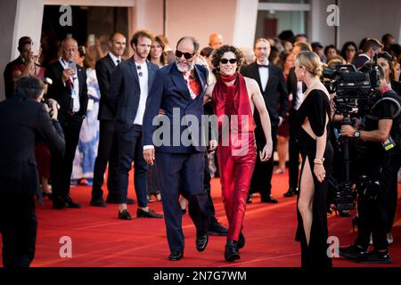 Il Cast di 'Bones and All' sul Red Teppich di Venezia 79, La Biennale di Venezia 2022, Venezia, Italien Stockfoto