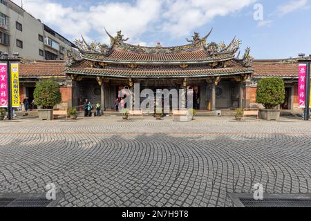 Baoan-Tempel im Datong-Viertel in Taipei, Taiwan. Stockfoto