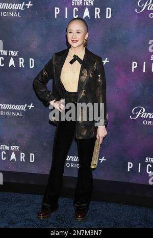 Hollywood, Kalifornien, USA. 09. Februar 2023. Jin Maley kommt zur Premiere der dritten und letzten Saison der Paramount-Originalserie „Star Trek: Picard“ in Los Angeles, die am 09. Februar 2023 im TCL Chinese Theatre in Hollywood, Kalifornien, stattfindet. Kredit: Jeffrey Mayer/Jtm Photos/Media Punch/Alamy Live News Stockfoto