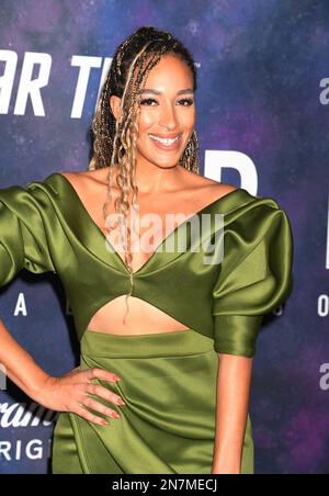 Hollywood, Kalifornien, USA. 09. Februar 2023. Tawny Newsome kommt zur Premiere der dritten und letzten Saison der ursprünglichen Paramount-Serie „Star Trek: Picard“ in Los Angeles, die am 09. Februar 2023 im TCL Chinese Theatre in Hollywood, Kalifornien, stattfindet. Kredit: Jeffrey Mayer/Jtm Photos/Media Punch/Alamy Live News Stockfoto