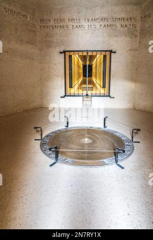 Das Mémorial des Martyrs de la Déportation im Île de la Cité in Paris, Frankreich Stockfoto