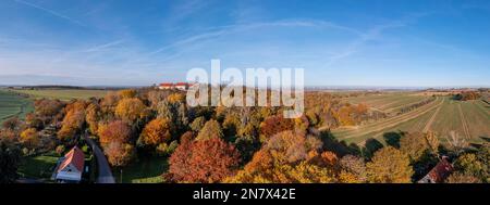 Konradsburg Harz im Herbst Stockfoto