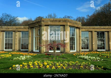 Die Orangerie. Heaton Hall, Manchester. Stockfoto