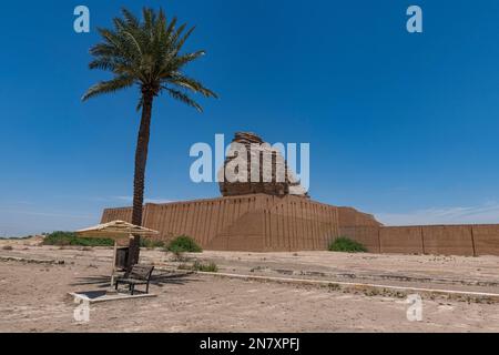 Ziggurat aus Dur-Kurigalzu, Irak Stockfoto