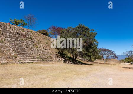 UNESCO-Weltkulturerbe Monte Alban, Oaxaca, Mexiko Stockfoto