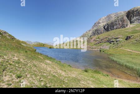 Alpe d'Huez Lakes, Isere, Bourgogne-Rhone-Alpes , frankreich Stockfoto