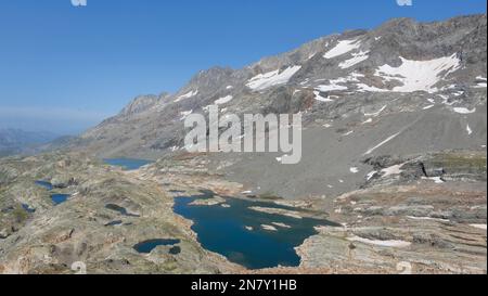 Alpe d'Huez Lakes, Isere, Bourgogne-Rhone-Alpes , frankreich Stockfoto