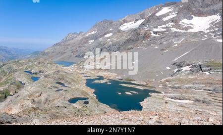 Alpe d'Huez Lakes, Isere, Bourgogne-Rhone-Alpes , frankreich Stockfoto