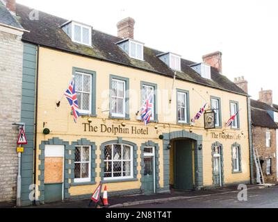 Dolphin Hotel und Café Somerset Stockfoto