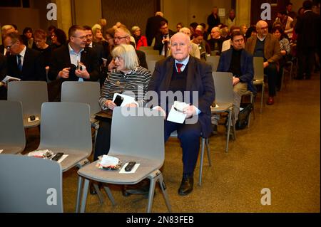 Georg Milbradt mit Ehefrau Angelika Meeth-Milbradt bei der Verleihung des Internationalen Brückepreis der Europastadt Görlitz/Zgorzelec 2022 an die SC Stockfoto