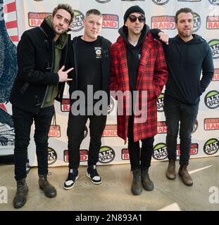 PHILADELPHIA, Pennsylvania, USA - 04. FEBRUAR 2023: Alle Zeiten niedrig bei alt 104,5 Winter Jawn bei Xfinity Live! Stockfoto