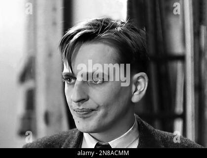 Olof Palme. Porträt des schwedischen Ministerpräsidenten Sven Olof Joachim Palme (1927-1986) als junger Abgeordneter 1957 Stockfoto