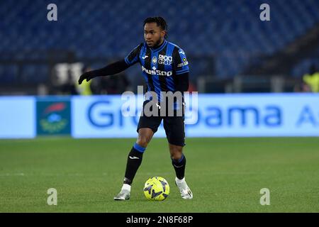 Rom, Italien. 11. Februar 2023. Ademola Lookman von Atalanta BC während des Fußballspiels der Serie A zwischen SS Lazio und Atalanta BC im Olimpico Stadion in Rom (Italien), Fenruary 11., 2023. Foto: Antonietta Baldassarre/Insidefoto Credit: Insidefoto di andrea staccioli/Alamy Live News Stockfoto