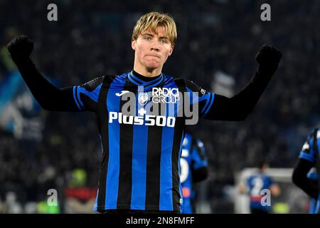 Rom, Italien. 11. Februar 2023. Während der Serie Ein Fußballspiel zwischen SS Lazio und Atalanta BC im Olimpico Stadion in Rom (Italien), Fenruary 11., 2023. Foto Andrea Staccioli/Insidefoto Credit: Insidefoto di andrea staccioli/Alamy Live News Stockfoto