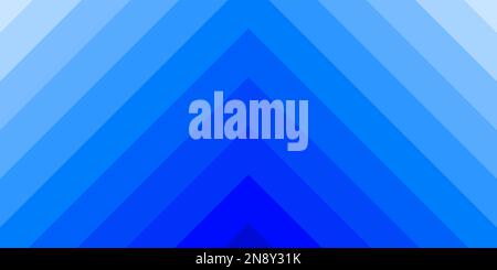 Farbenfrohes Blau Einfache nach oben zeigende Pfeillinie abstrakter Hintergrund Designvorlage. Stock Vektor