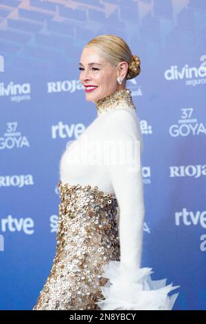 11. Februar 2023, Sevilla, Andalusien, Spanien: Belen Rueda nimmt an den Goya Awards 37. Teil - Roter Teppich bei Fibes - Konferenz und Ausstellung am 11. Februar 2023 in Sevilla, Spanien (Kreditbild: © Jack Abuin/ZUMA Press Wire) NUR REDAKTIONELLE VERWENDUNG! Nicht für den kommerziellen GEBRAUCH! Stockfoto