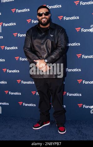 Phoenix, USA. 11. Februar 2023. DJ Khaled läuft auf dem roten Teppich bei Michael Rubins Star-Studded Fanatics Super Bowl LVII Party, die am 11. Februar 2023 im Arizona Biltmore, Einem Waldorf Astoria Resort in Phoenix, Arizona, stattfindet. (Foto: TJ Roth/Sipa USA) Guthaben: SIPA USA/Alamy Live News Stockfoto