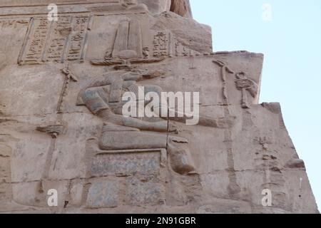 Der Tempel von Kom Ombo in Assuan, Ägypten Stockfoto