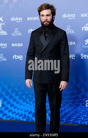 Sevilla. Spanien. 20230211, Carlos Cuevas nimmt am 11. Februar 2023 in Sevilla, Spanien, an den 37. Goya Awards - Red Carpet at Fibes - Conference and Exhibition Teil Stockfoto