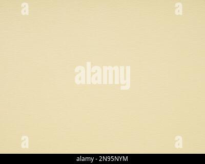 Handgemachtes, weiches, beigefarbenes, mattes Recyclingpapier. Hintergrund für Handwerkskunst, Neujahrsgestaltung, Text, Schriftzug, Bildschirmschoner an der Wand. Klassisch Stockfoto