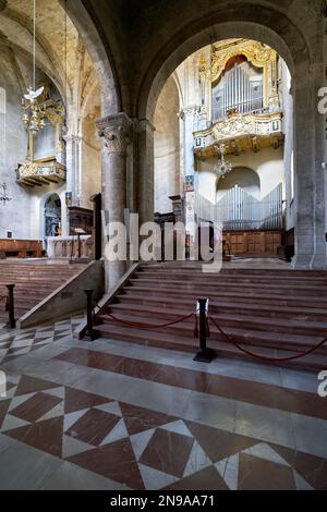 Todi Umbrien Italien. Concattedrale della Santissima Annunziata. Kathedrale Stockfoto