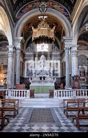 Cortona Arezzo Toskana Italien. Cattedrale di Santa Maria Assunta (Kathedrale) Stockfoto