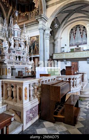 Cortona Arezzo Toskana Italien. Cattedrale di Santa Maria Assunta (Kathedrale) Stockfoto