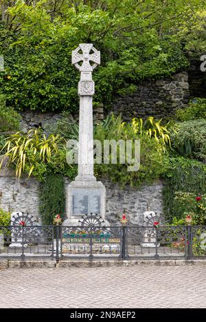 MARAZION, CORNWALL, Großbritannien - MAI 11 : Blick auf das Kriegsdenkmal in Marazion, Cornwall am 11. Mai 2021 Stockfoto