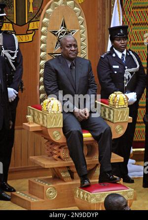 Ghana Vice President John Mahama Is Sworn In As New President Of Ghana ...