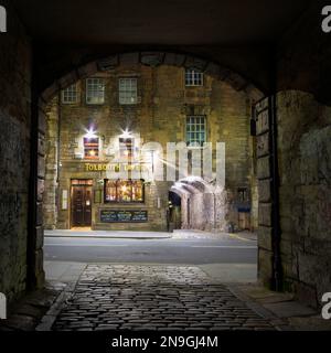 Tolbooth Tavern von Sugarhouse Close, Edinburgh Stockfoto