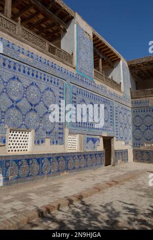 Das Konkubinenviertel, Tash Khauli Palast, 1830, Ichon Qala, Khiva, Usbekistan Stockfoto