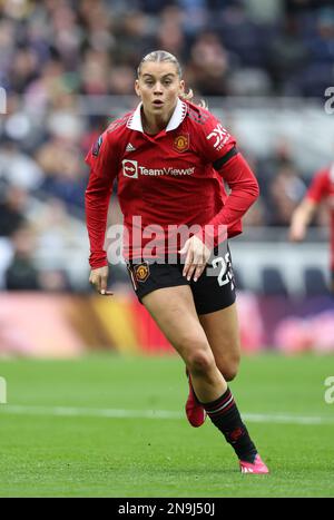 London, England, 12. Februar 2023. Alessia Russo of man Utd Women während des FA Women's Super League-Spiels im Tottenham Hotspur Stadium, London. Der Bildausdruck sollte lauten: David Klein/Sportimage Stockfoto