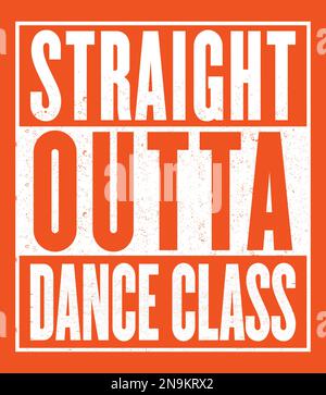 Direkt Nach Dem Tanzkurs Stock Vektor