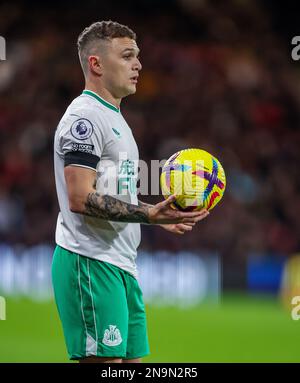 Kieran Trippier von Newcastle United in Aktion während des Premier League-Spiels im Vitality Stadium in Bournemouth. Foto: Samstag, 11. Februar 2023. Stockfoto