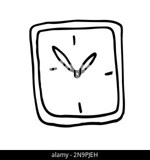 Vektoruhr. Symbol, Geschäftszeichen. Vektor eps.10 Stock Vektor
