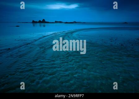 Abendlicht am Ruby Beach im Olympic National Park, Washington, USA; Olympic National Park, Washington, Vereinigte Staaten von Amerika Stockfoto